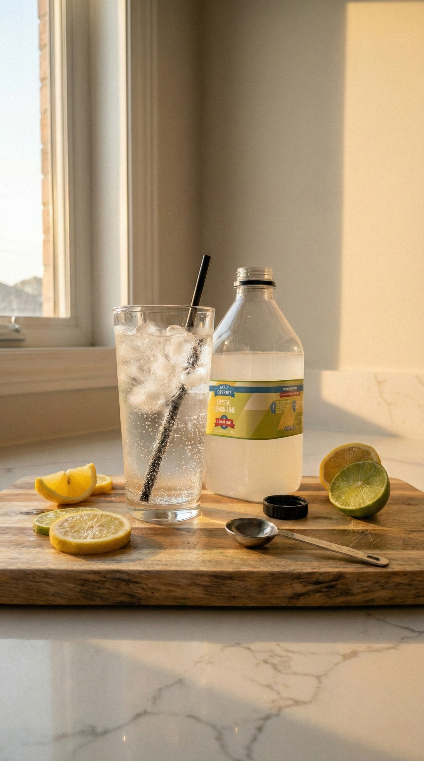 Crystal Lemon Lime Sparkling Water Flavoring Syrup