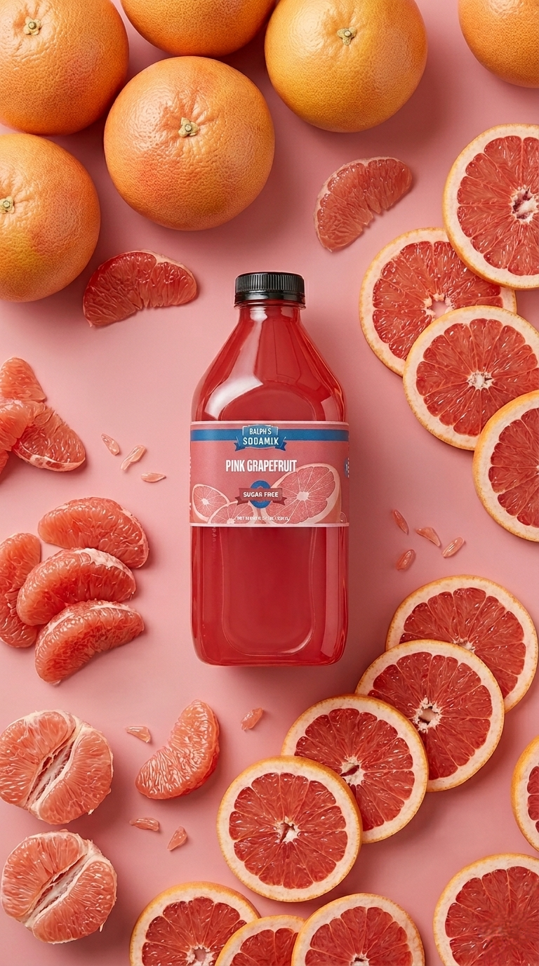 Pink Grapefruit Sparkling Water Flavoring Syrup