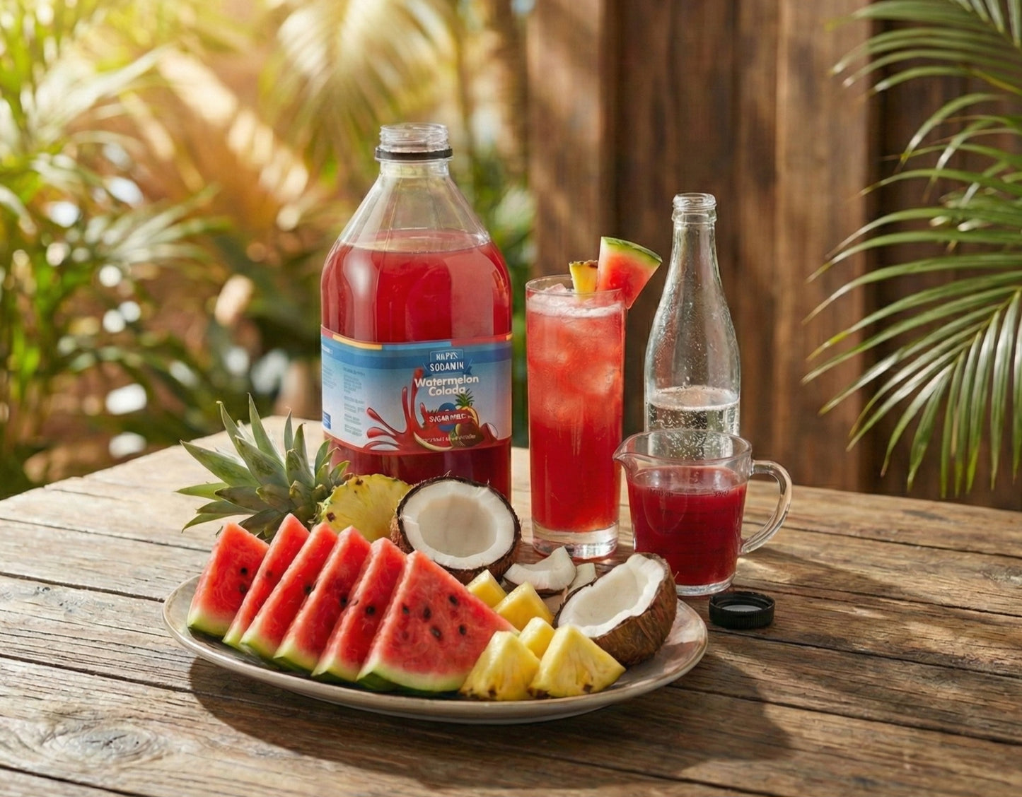 Watermelon Colada Sparkling Water Flavoring Syrup